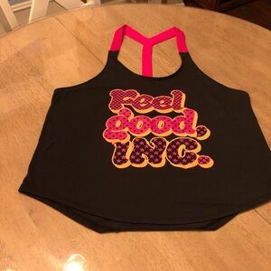 Zumba Fitness Black and Pink Tank Top
